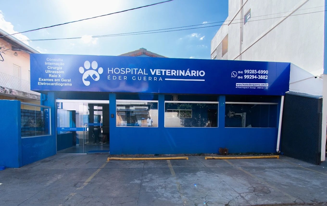 Recepção do Hospital Veterinário Éder Guerra